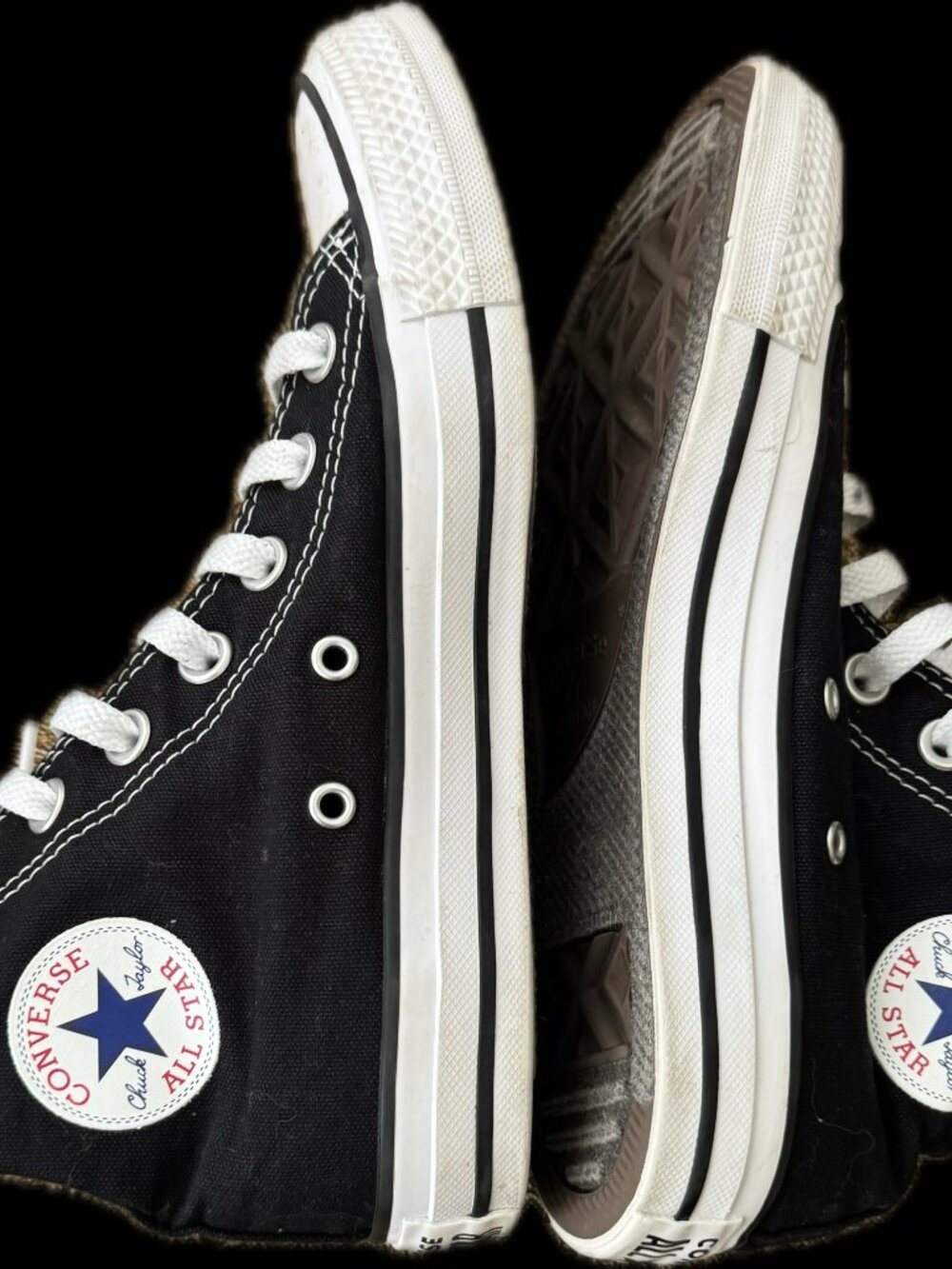 Converse High Top Chuck Taylors - WORN ONCE